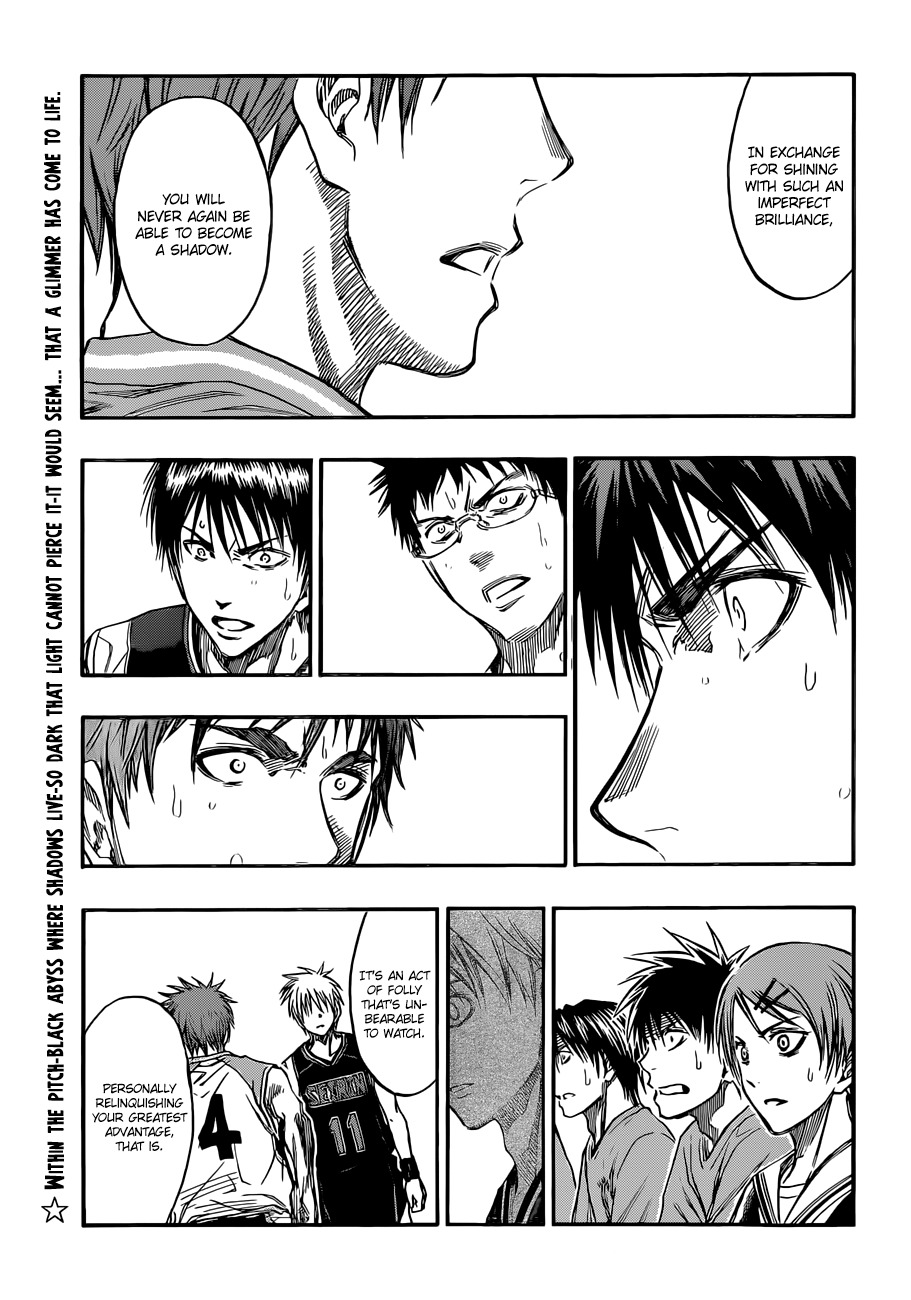 Kuroko no Basket Chapter 237 page 6 - Chapter 237: Don't You Think It's Naive?