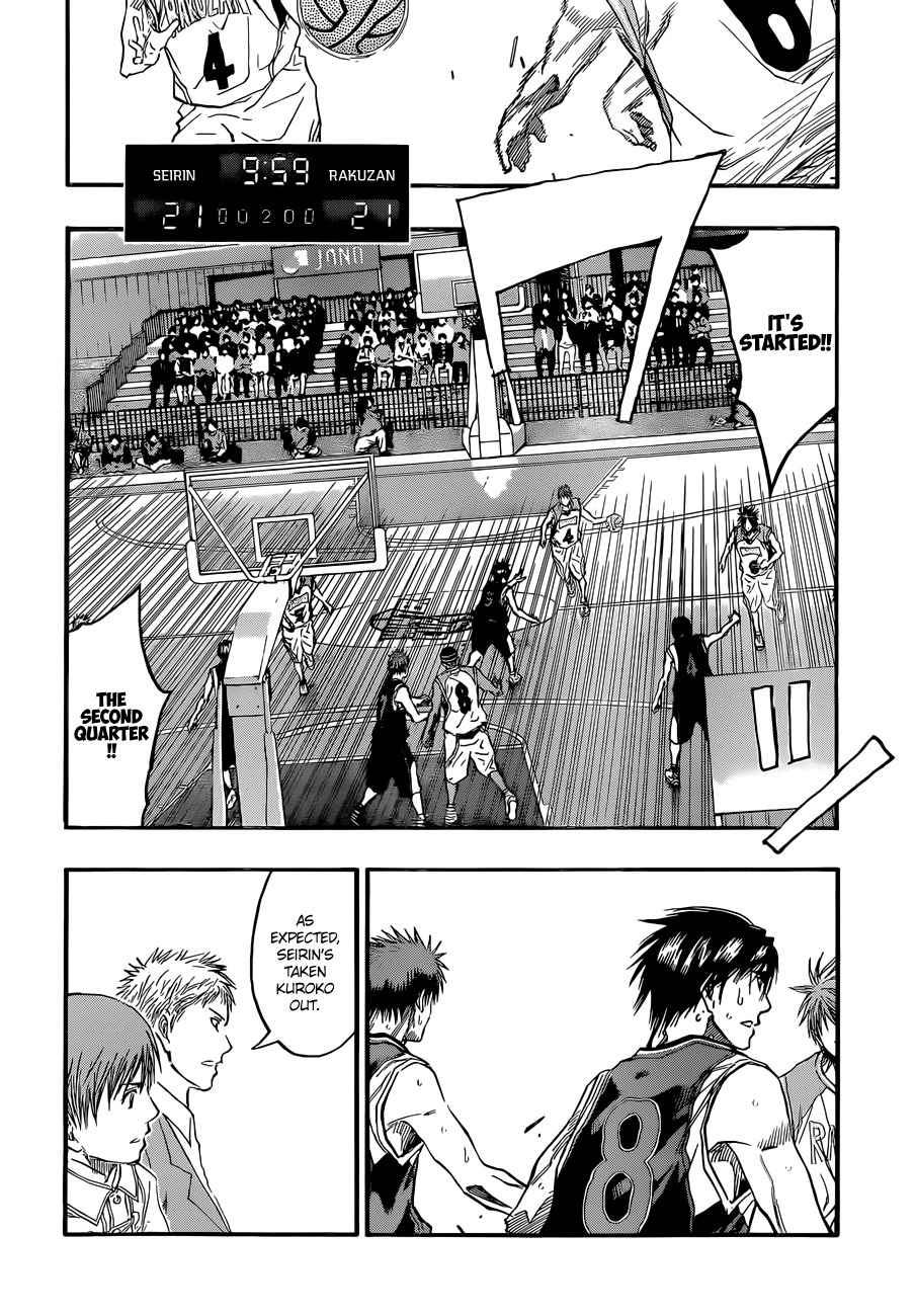 Kuroko no Basket Chapter 238 page 10 - Chapter 238: Isn't He The Spitting Image Of...?