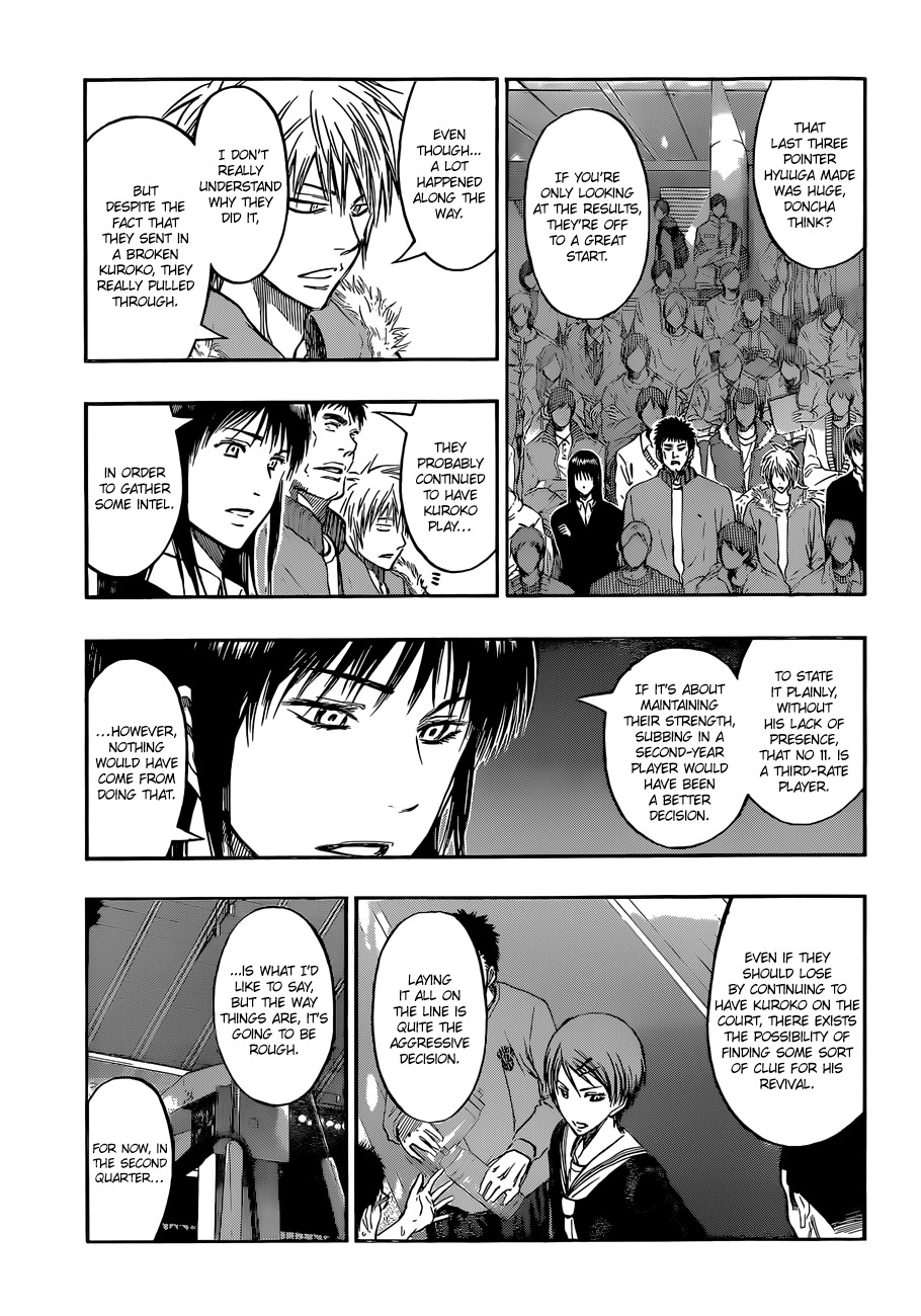Kuroko no Basket Chapter 238 page 3 - Chapter 238: Isn't He The Spitting Image Of...?