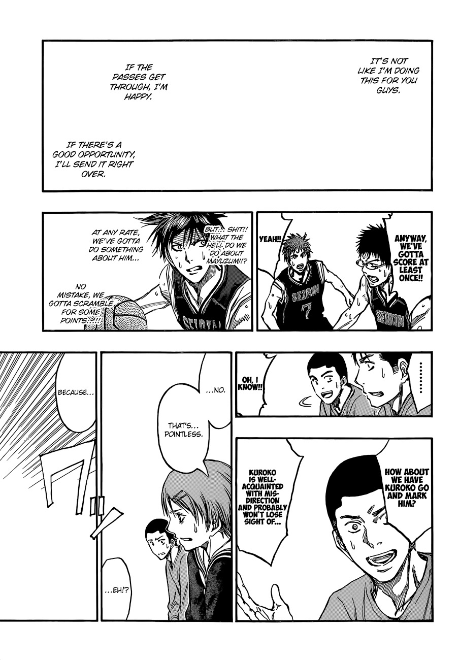 Kuroko no Basket Chapter 239 page 11 - Chapter 239: I Am All The More Pleased