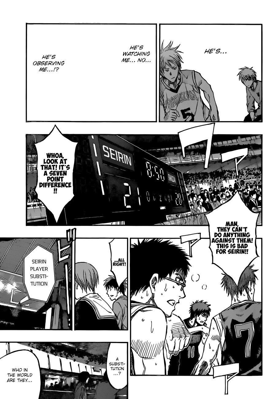 Kuroko no Basket Chapter 239 page 17 - Chapter 239: I Am All The More Pleased