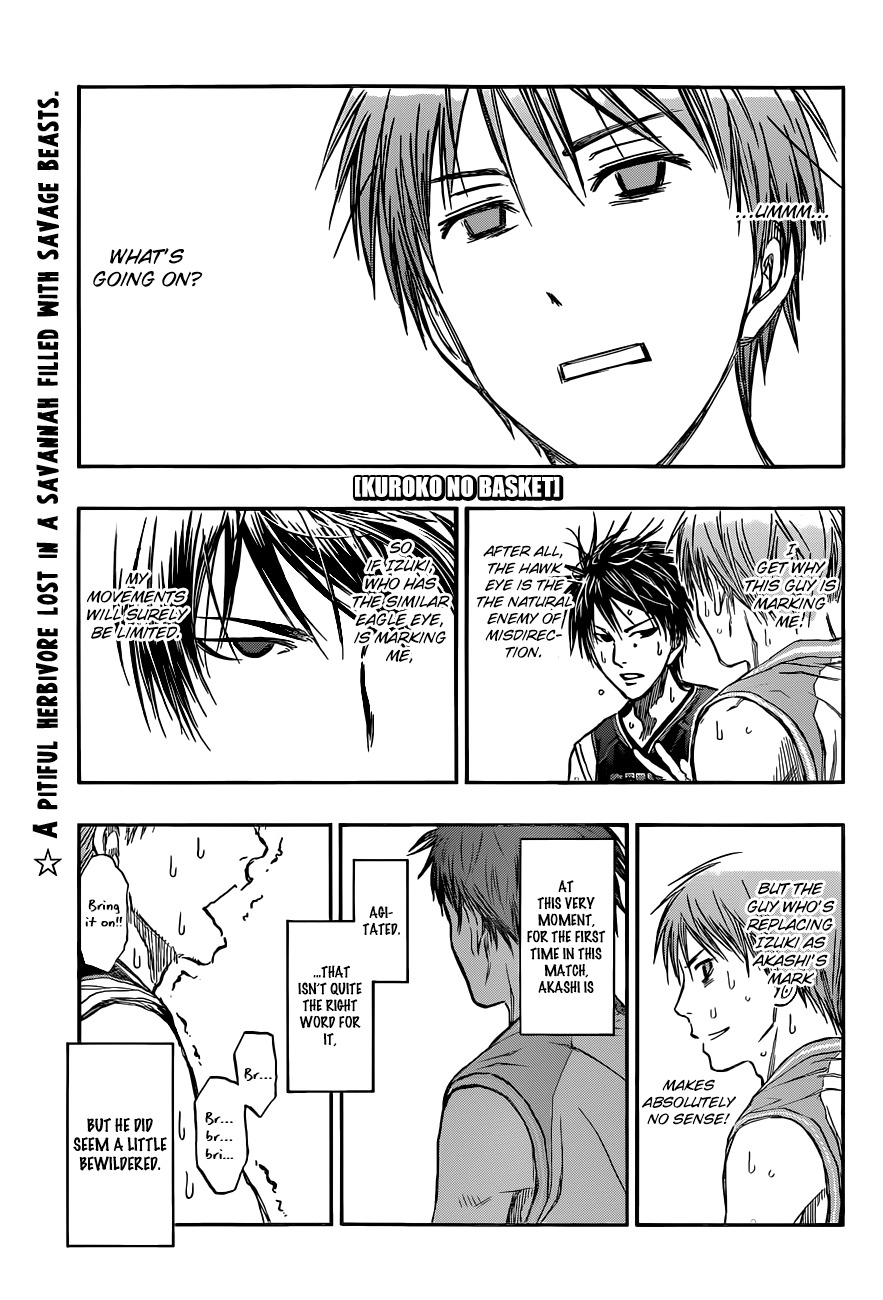 Kuroko no Basket Chapter 240 page 1 - Chapter 240: Super Serious