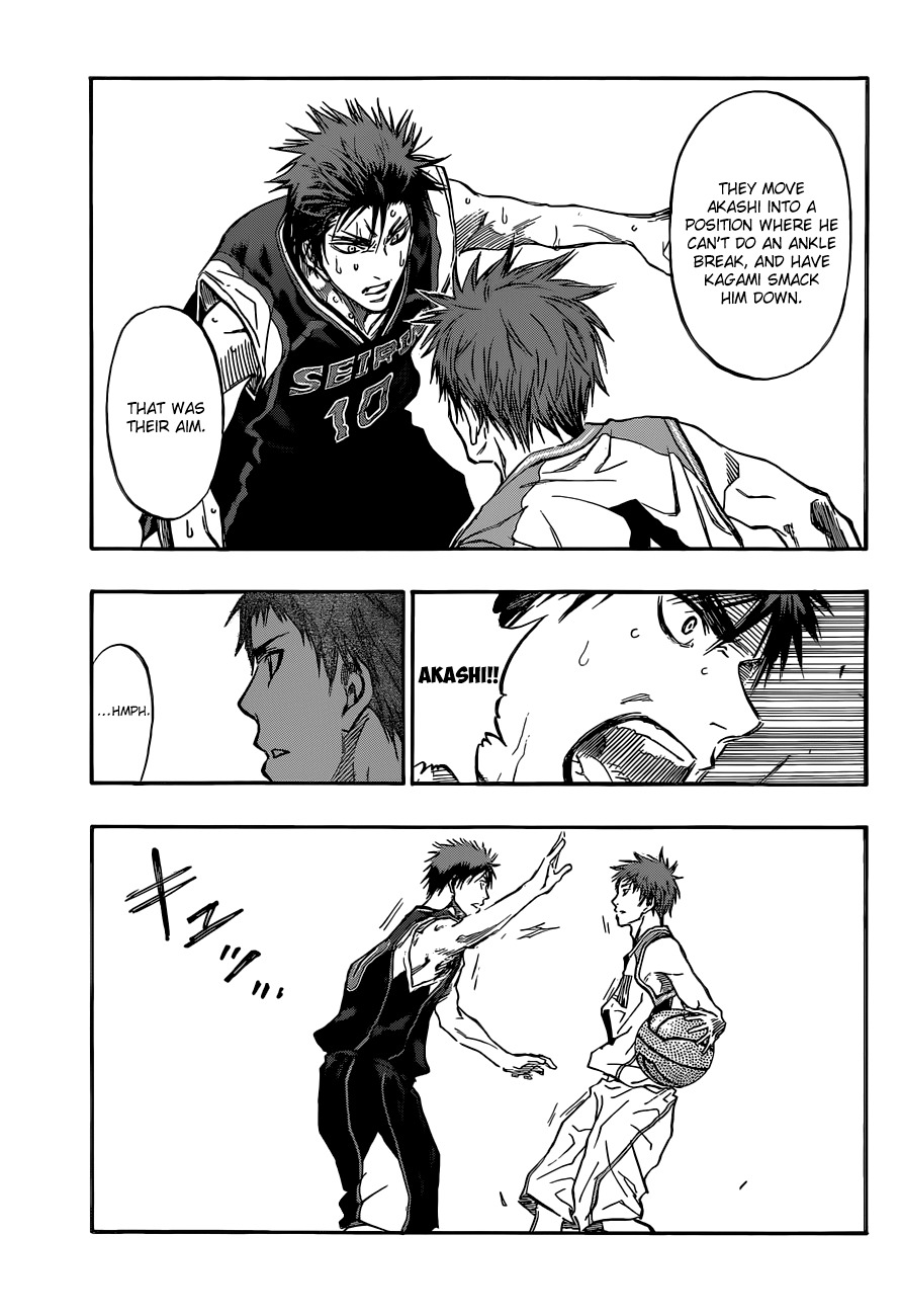 Kuroko no Basket Chapter 240 page 11 - Chapter 240: Super Serious