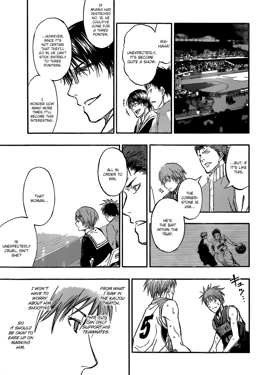 Kuroko no Basket Chapter 240 page 15 - Chapter 240: Super Serious