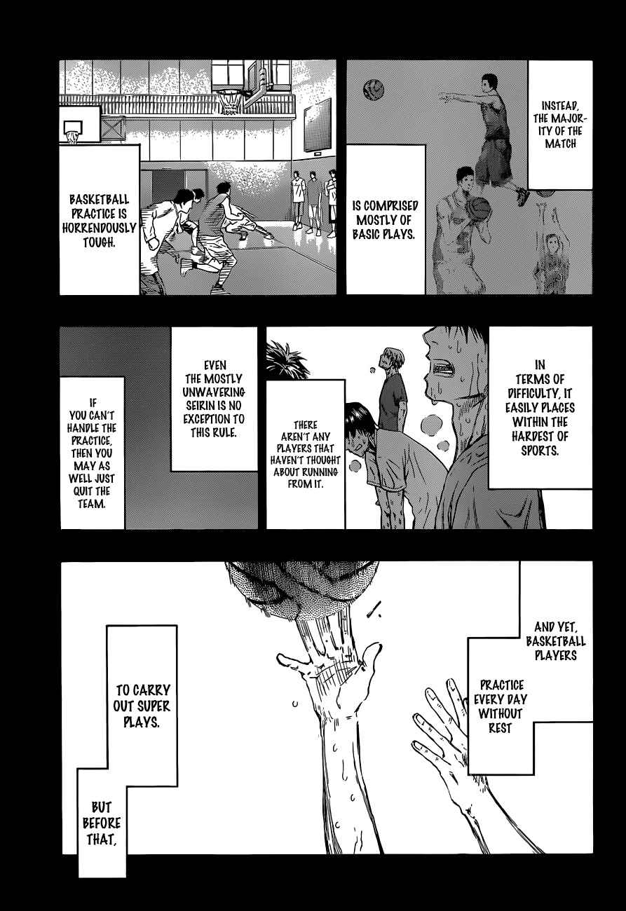 Kuroko no Basket Chapter 240 page 17 - Chapter 240: Super Serious