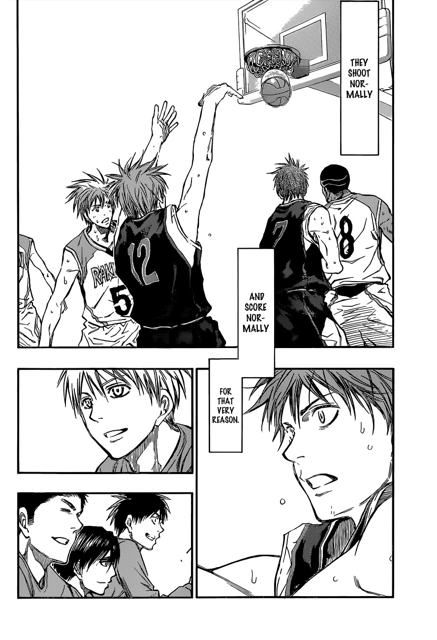 Kuroko no Basket Chapter 240 page 18 - Chapter 240: Super Serious