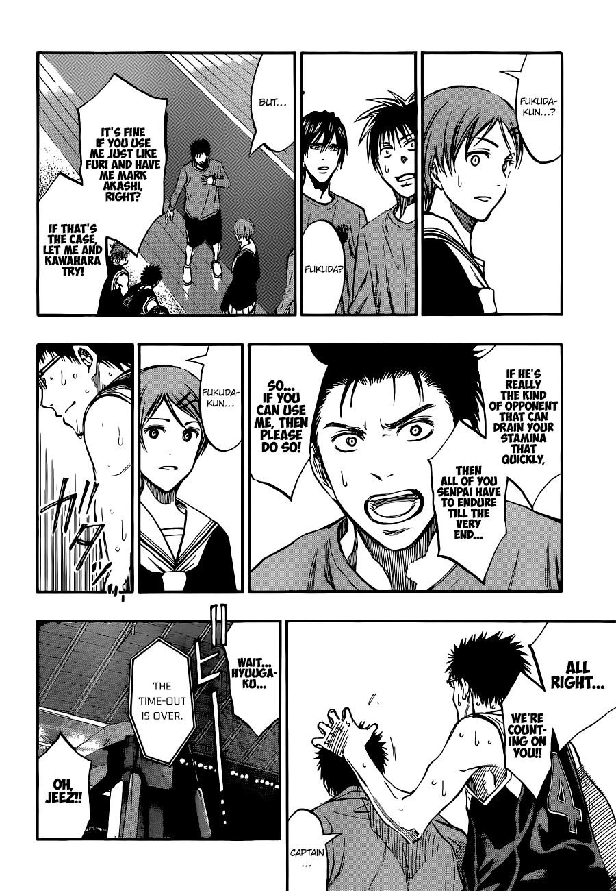 Kuroko no Basket Chapter 241 page 13 - Chapter 241: It's So Frustrating...