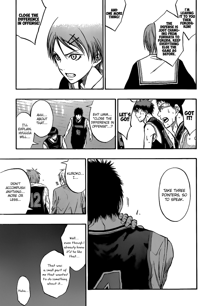 Kuroko no Basket Chapter 241 page 14 - Chapter 241: It's So Frustrating...