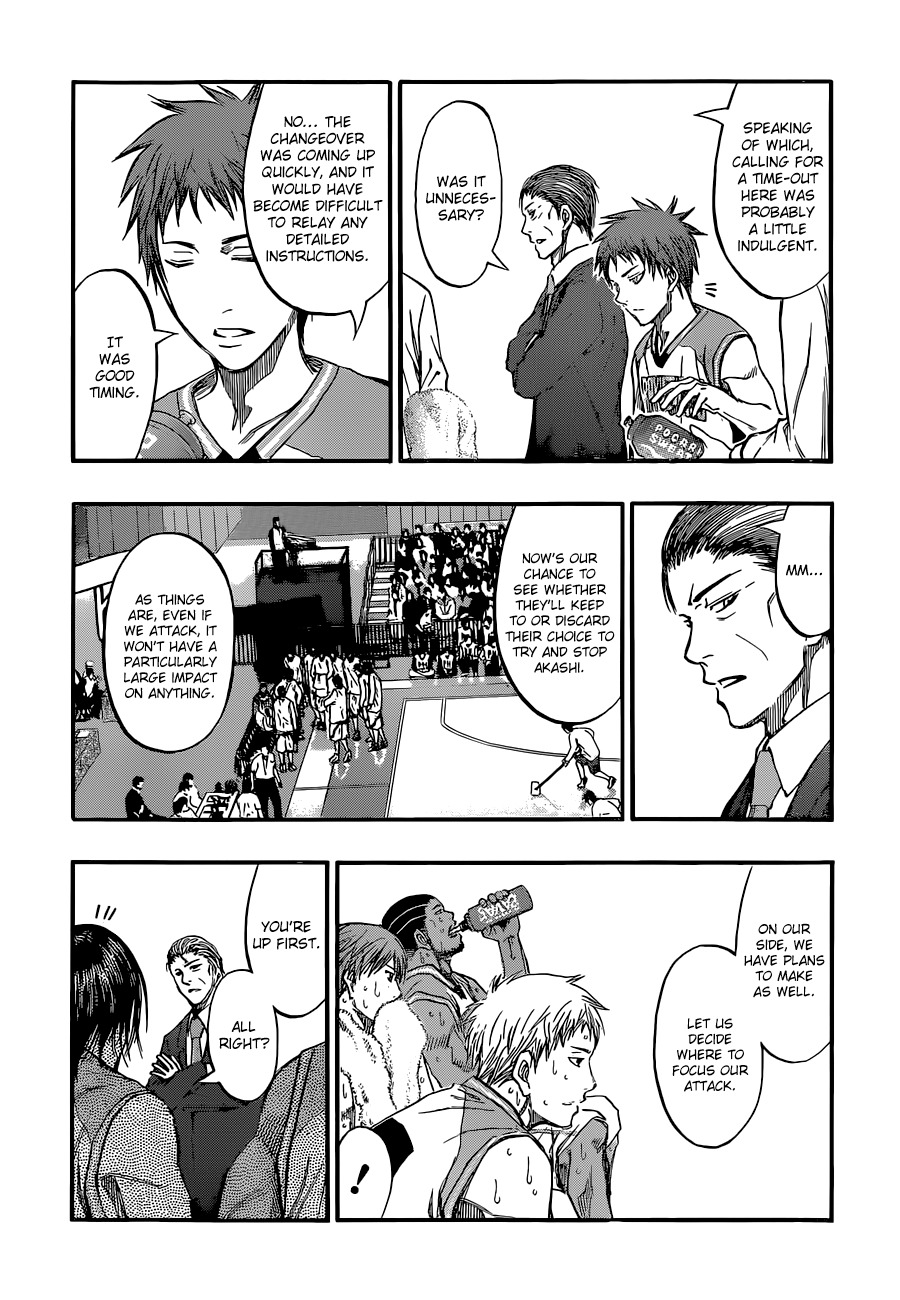 Kuroko no Basket Chapter 241 page 9 - Chapter 241: It's So Frustrating...