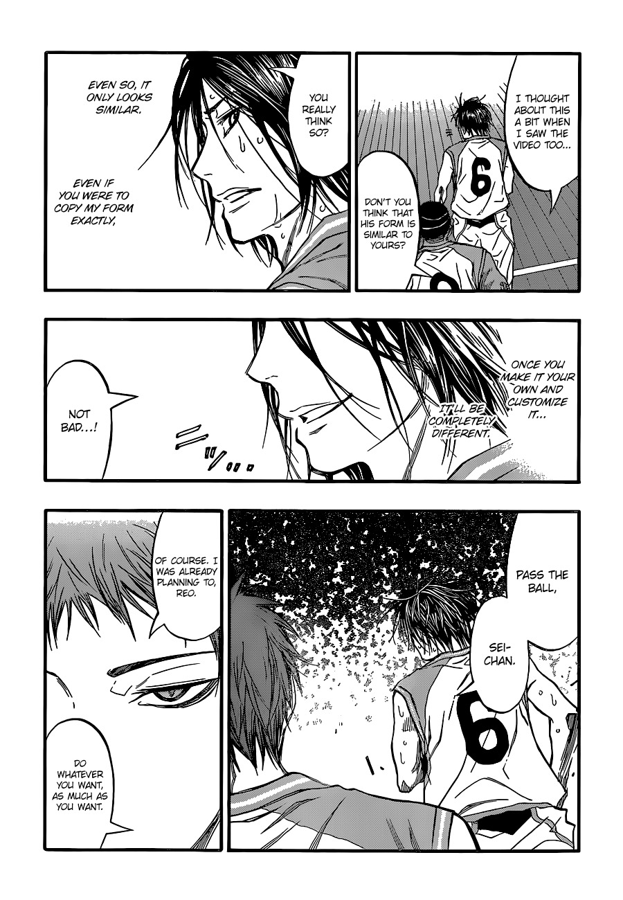 Kuroko no Basket Chapter 242 page 13 - Chapter 242: I'll Show You Something N.I.C.E.
