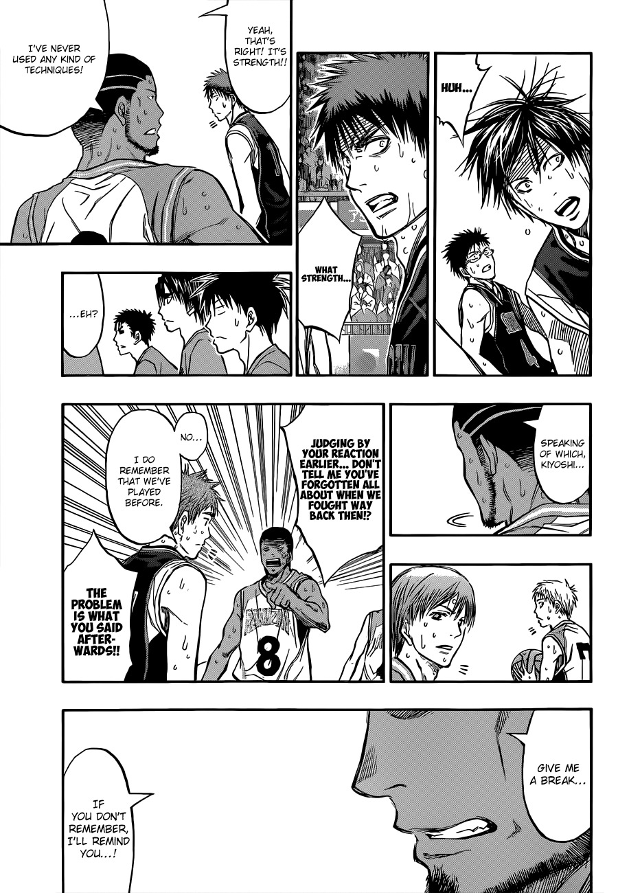 Kuroko no Basket Chapter 243 page 15 - Chapter 243: I've Already Won