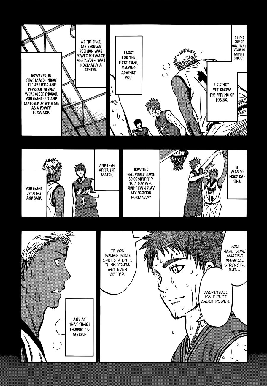 Kuroko no Basket Chapter 243 page 16 - Chapter 243: I've Already Won