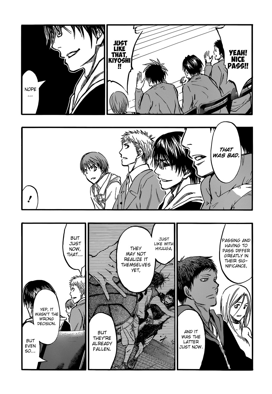 Kuroko no Basket Chapter 244 page 15 - Chapter 244: That Was Bad