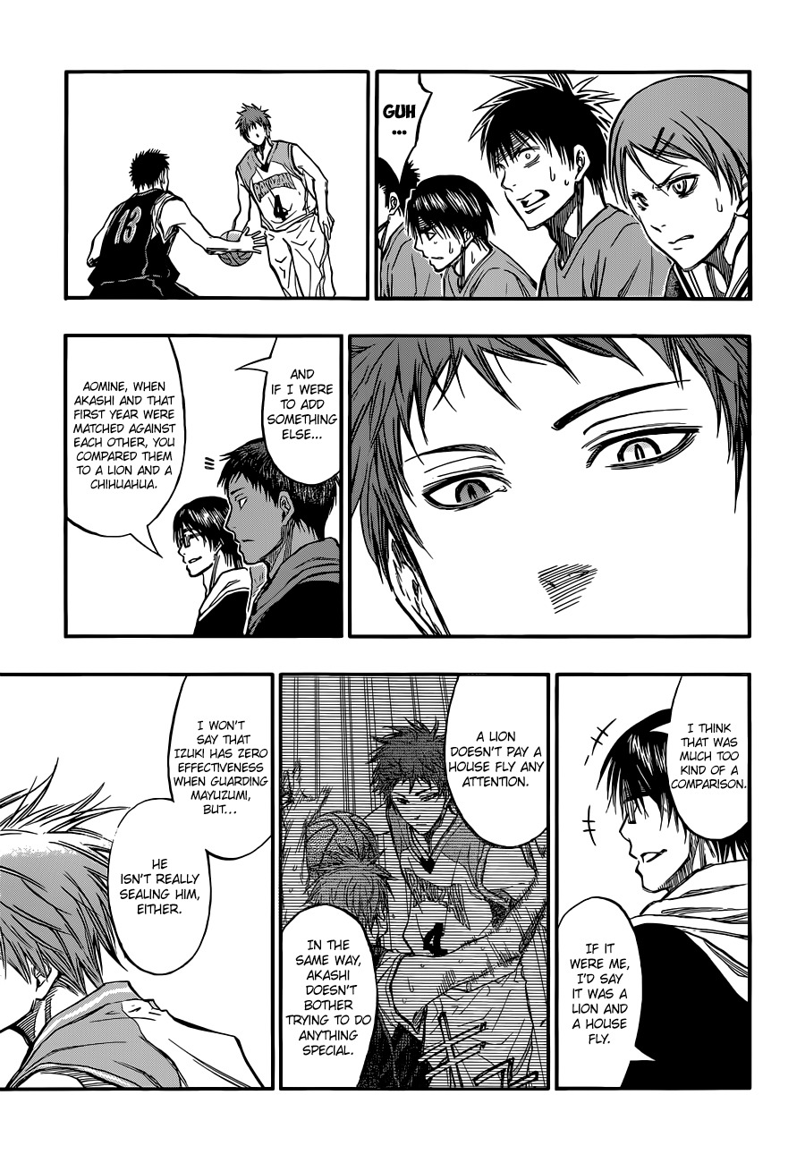 Kuroko no Basket Chapter 244 page 17 - Chapter 244: That Was Bad