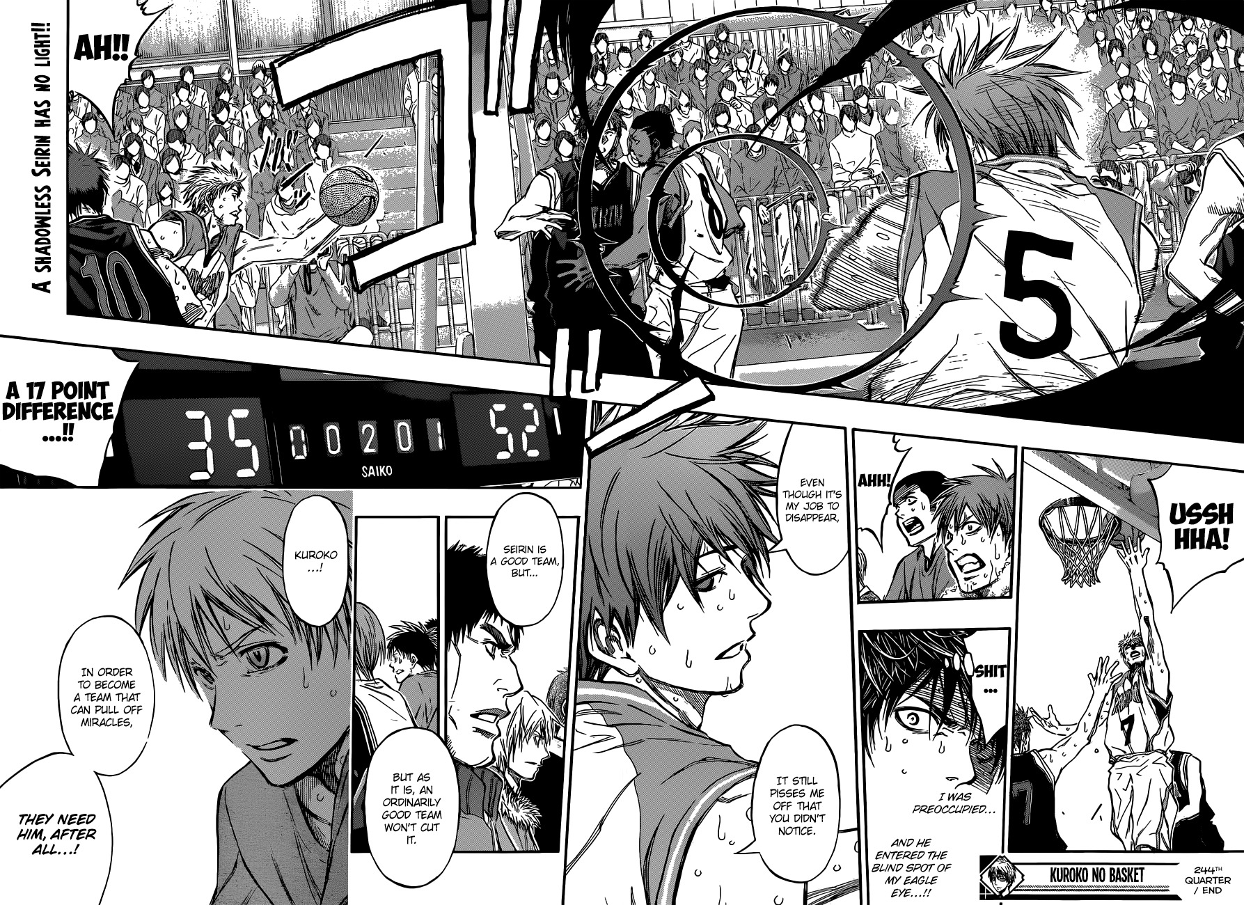 Kuroko no Basket Chapter 244 page 18 - Chapter 244: That Was Bad