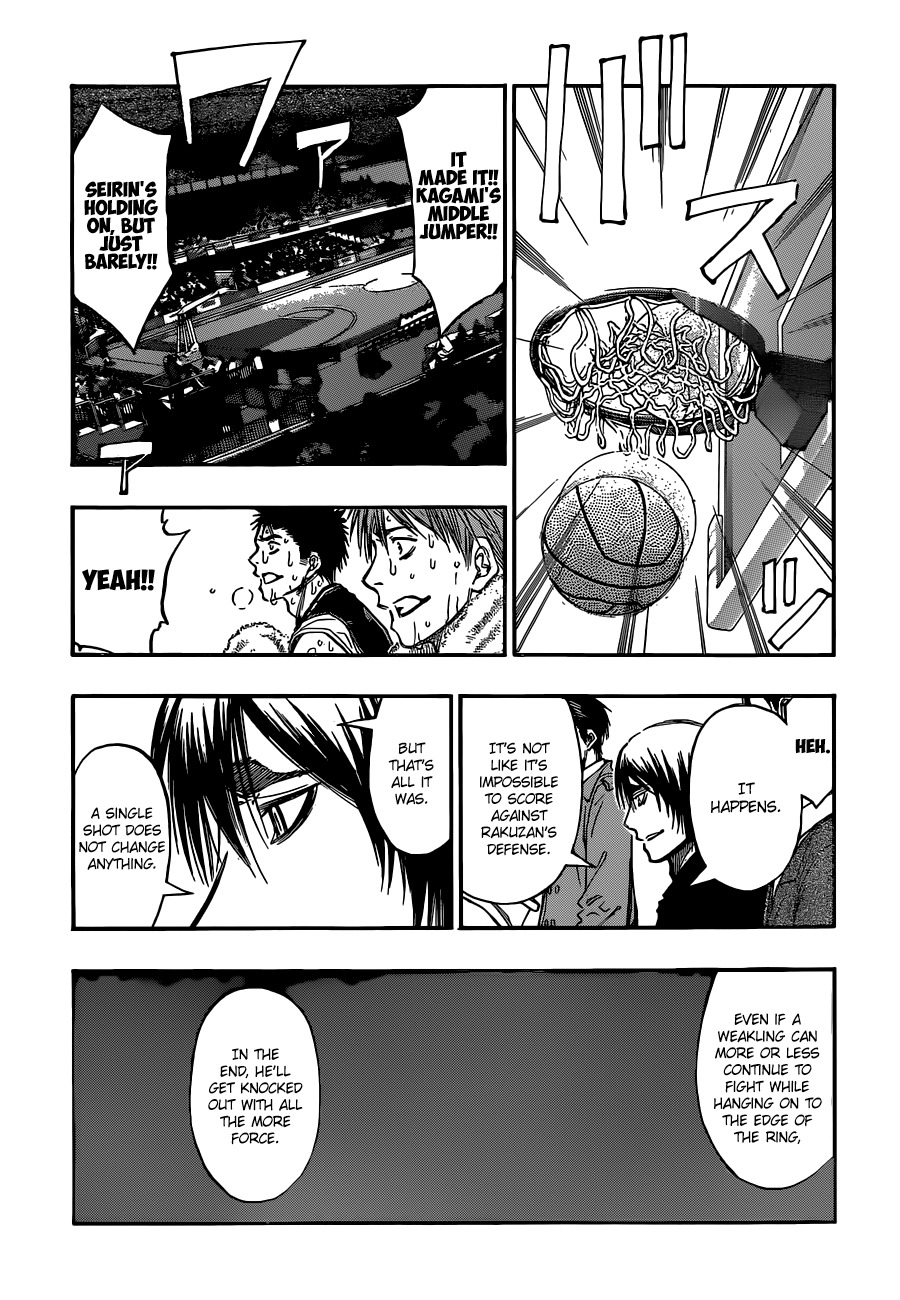 Kuroko no Basket Chapter 245 page 14 - Chapter 245: A Miracle Won't Happen
