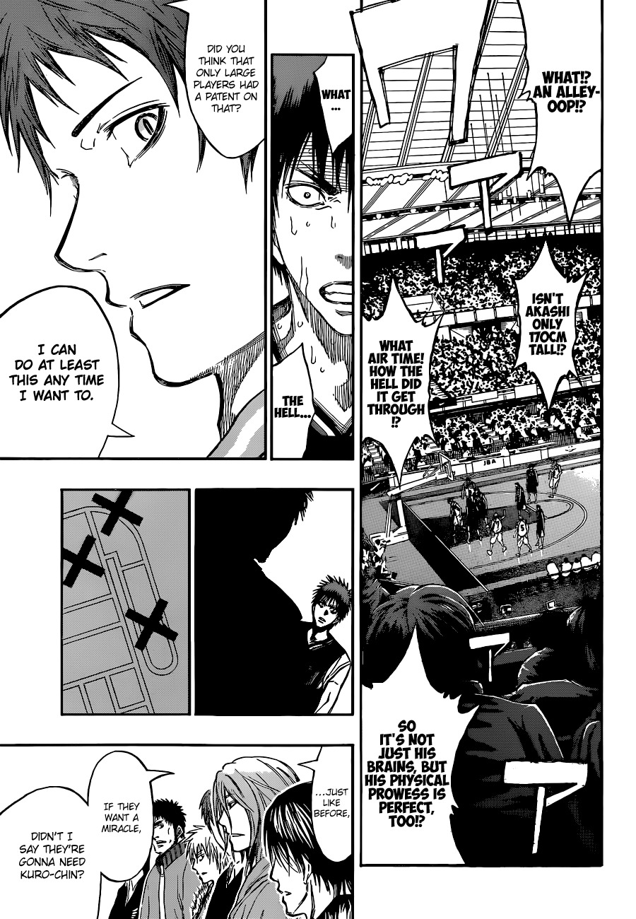 Kuroko no Basket Chapter 245 page 18 - Chapter 245: A Miracle Won't Happen