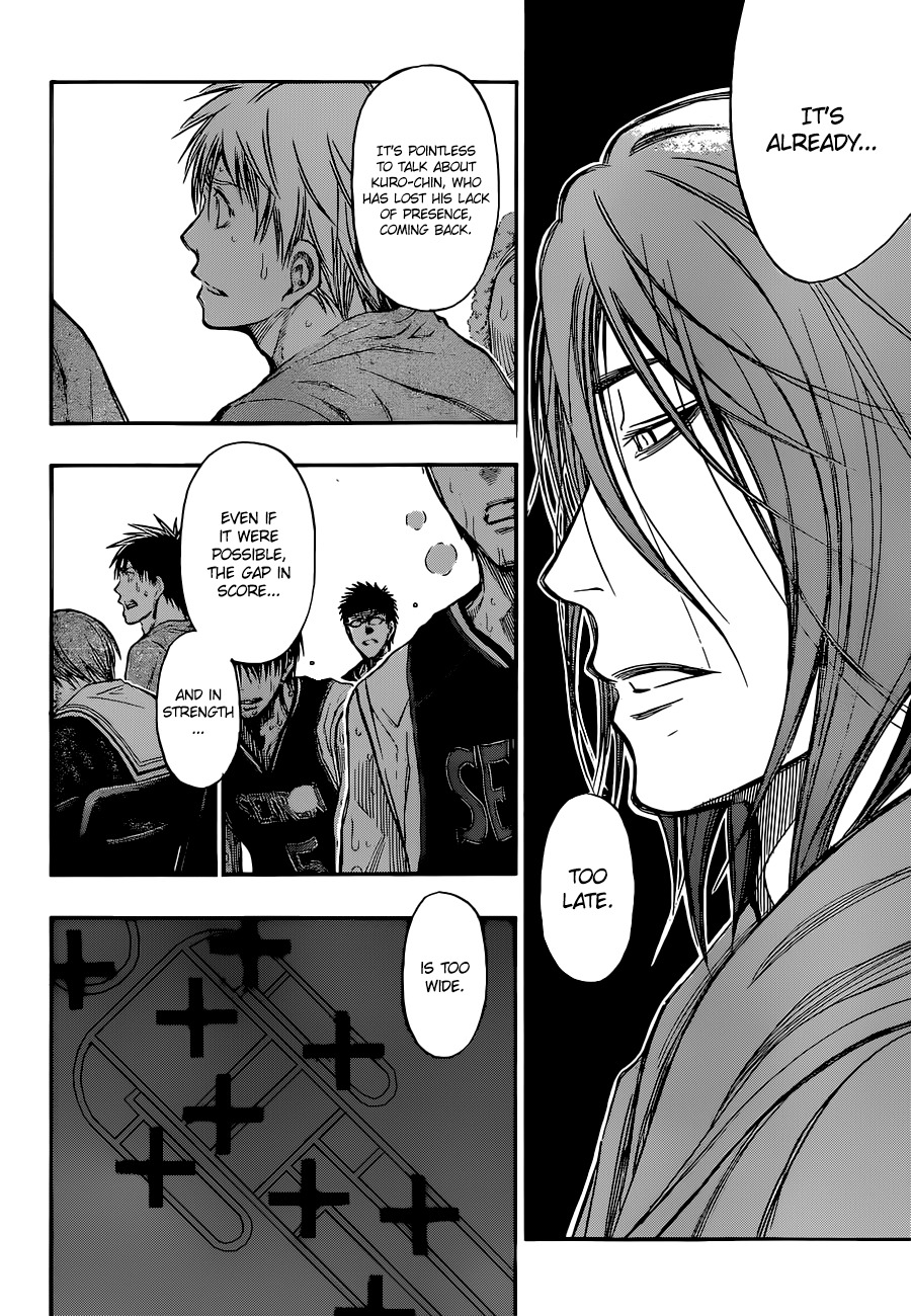 Kuroko no Basket Chapter 245 page 19 - Chapter 245: A Miracle Won't Happen