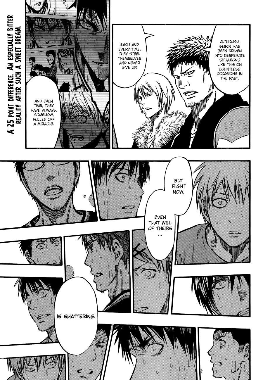 Kuroko no Basket Chapter 246 page 1 - Chapter 246: Not Good Enough
