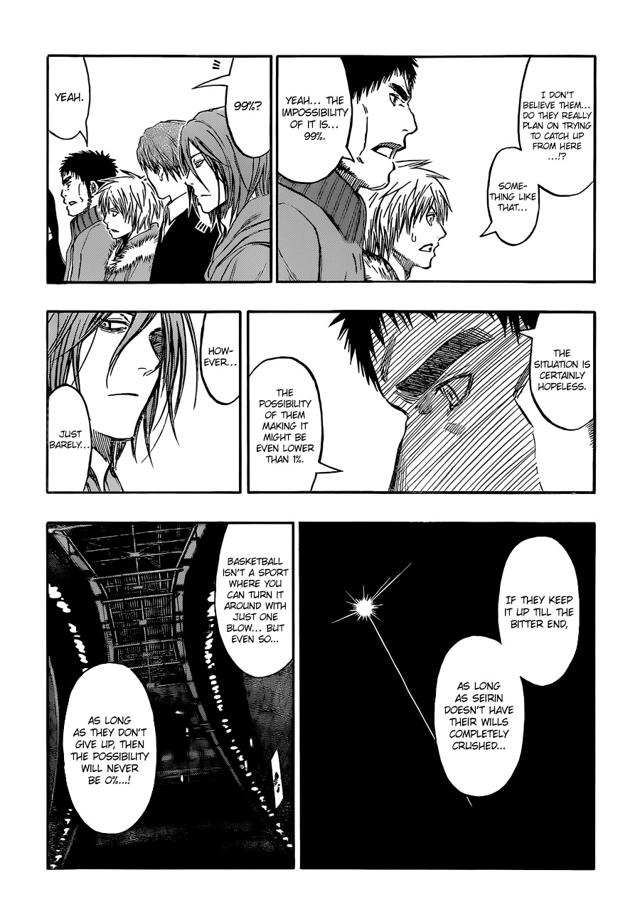 Kuroko no Basket Chapter 246 page 15 - Chapter 246: Not Good Enough
