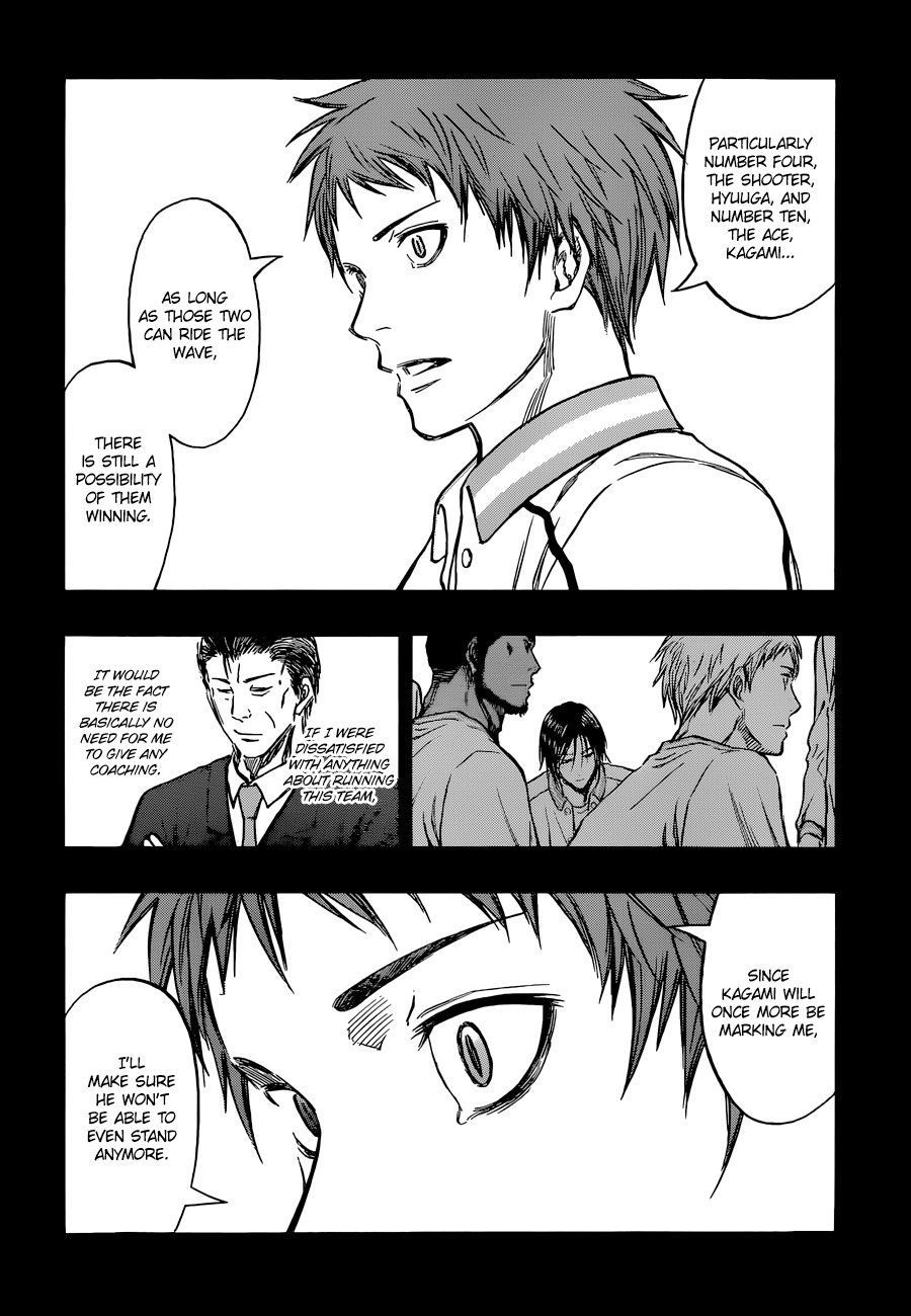 Kuroko no Basket Chapter 246 page 17 - Chapter 246: Not Good Enough