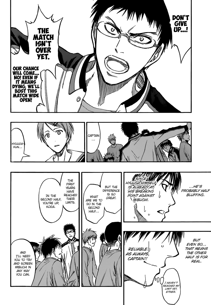Kuroko no Basket Chapter 246 page 6 - Chapter 246: Not Good Enough