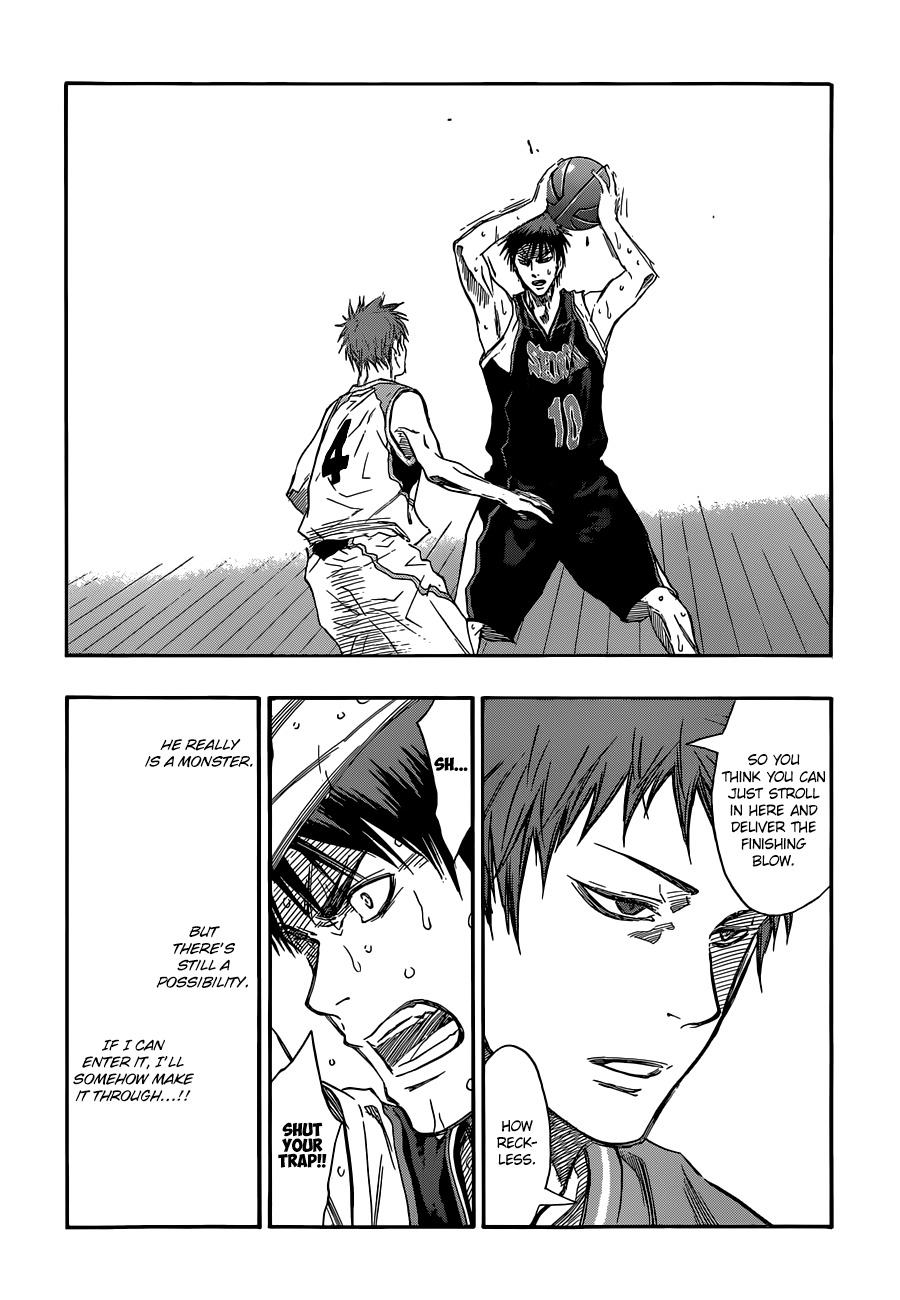 Kuroko no Basket Chapter 247 page 10 - Chapter 247: I Won't Accept It