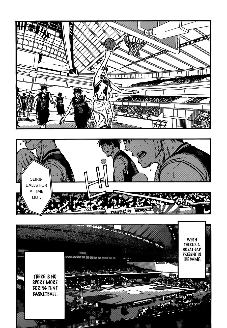 Kuroko no Basket Chapter 247 page 13 - Chapter 247: I Won't Accept It