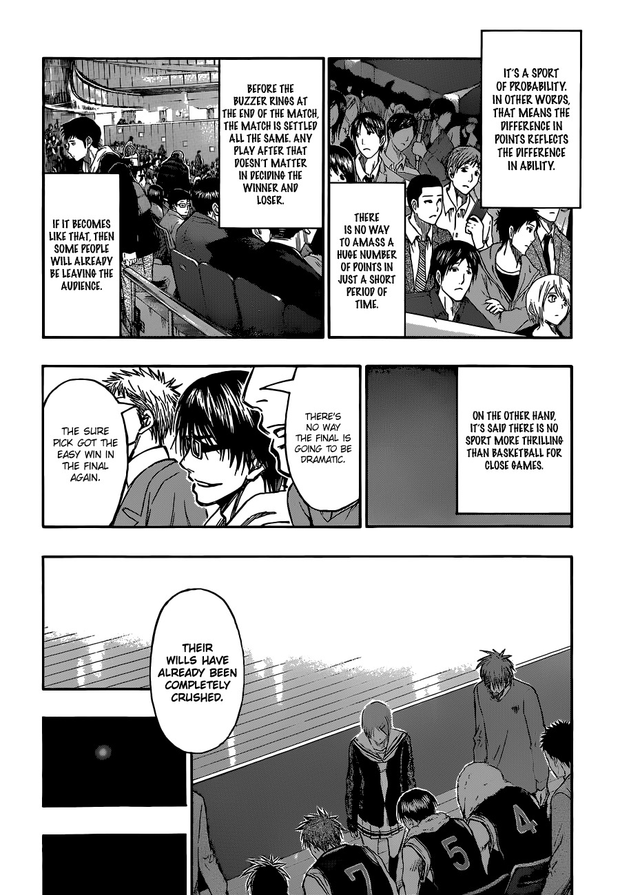 Kuroko no Basket Chapter 247 page 14 - Chapter 247: I Won't Accept It