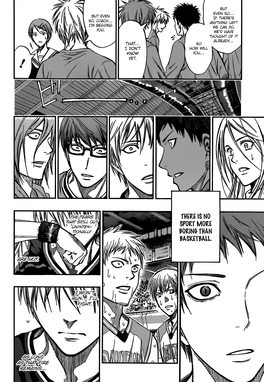 Kuroko no Basket Chapter 247 page 19 - Chapter 247: I Won't Accept It