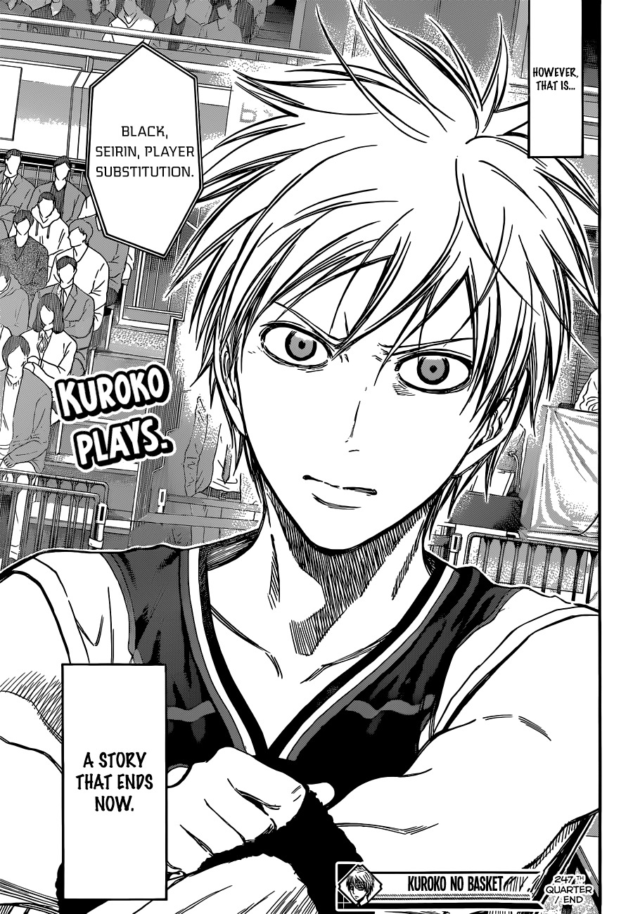 Kuroko no Basket Chapter 247 page 20 - Chapter 247: I Won't Accept It