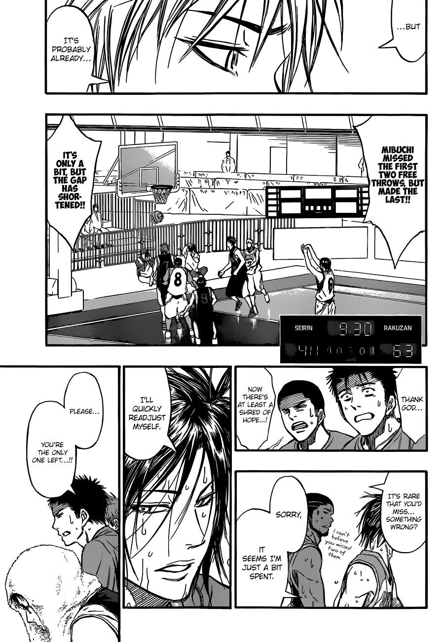 Kuroko no Basket Chapter 247 page 9 - Chapter 247: I Won't Accept It