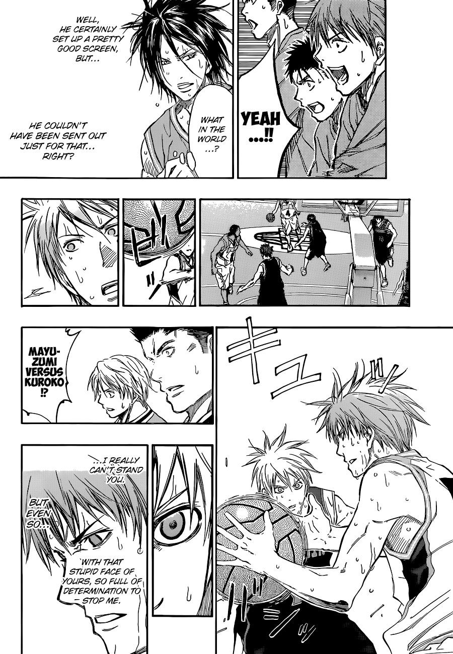 Kuroko no Basket Chapter 248 page 10 - Chapter 248: I Don't Feel Like Surrendering It Yet