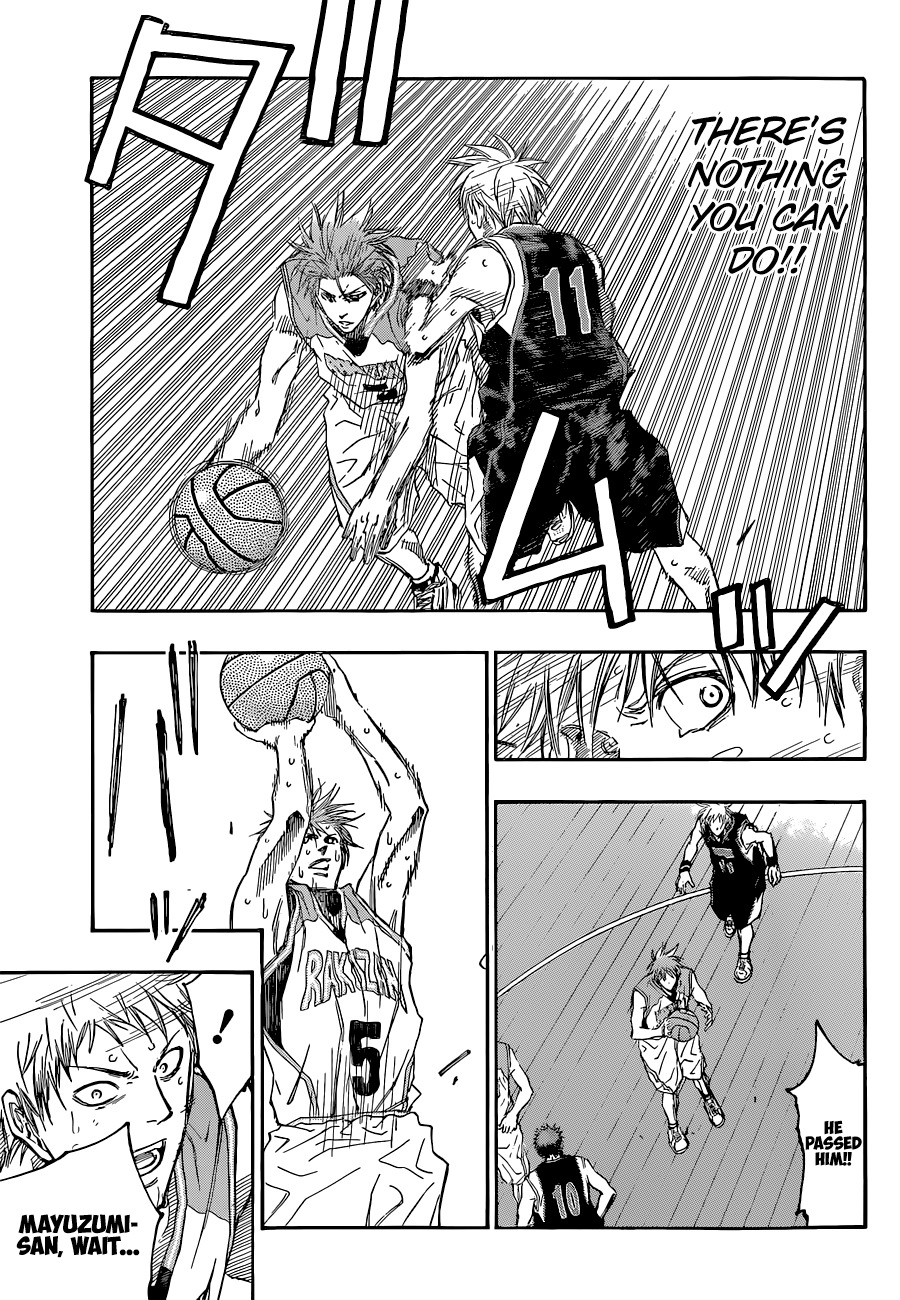 Kuroko no Basket Chapter 248 page 11 - Chapter 248: I Don't Feel Like Surrendering It Yet