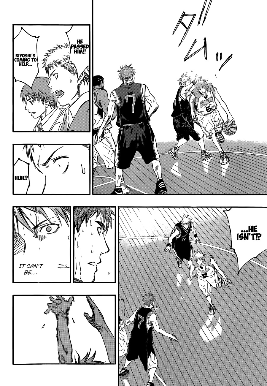 Kuroko no Basket Chapter 248 page 14 - Chapter 248: I Don't Feel Like Surrendering It Yet