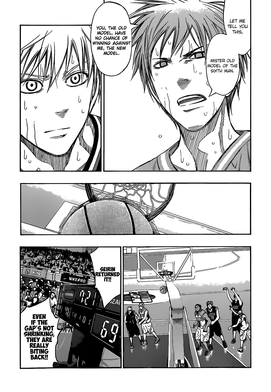 Kuroko no Basket Chapter 248 page 18 - Chapter 248: I Don't Feel Like Surrendering It Yet
