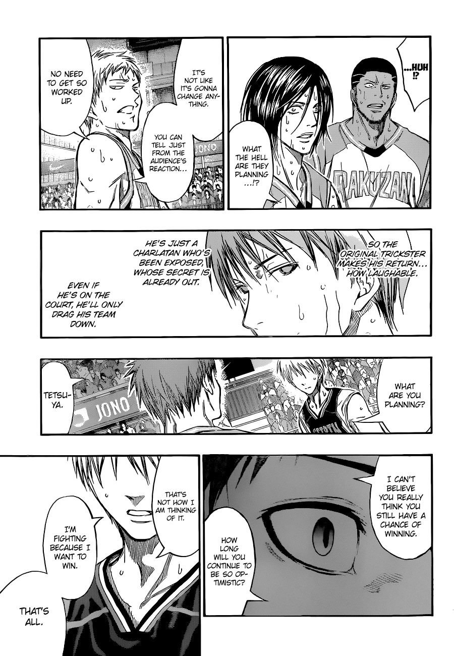 Kuroko no Basket Chapter 248 page 5 - Chapter 248: I Don't Feel Like Surrendering It Yet