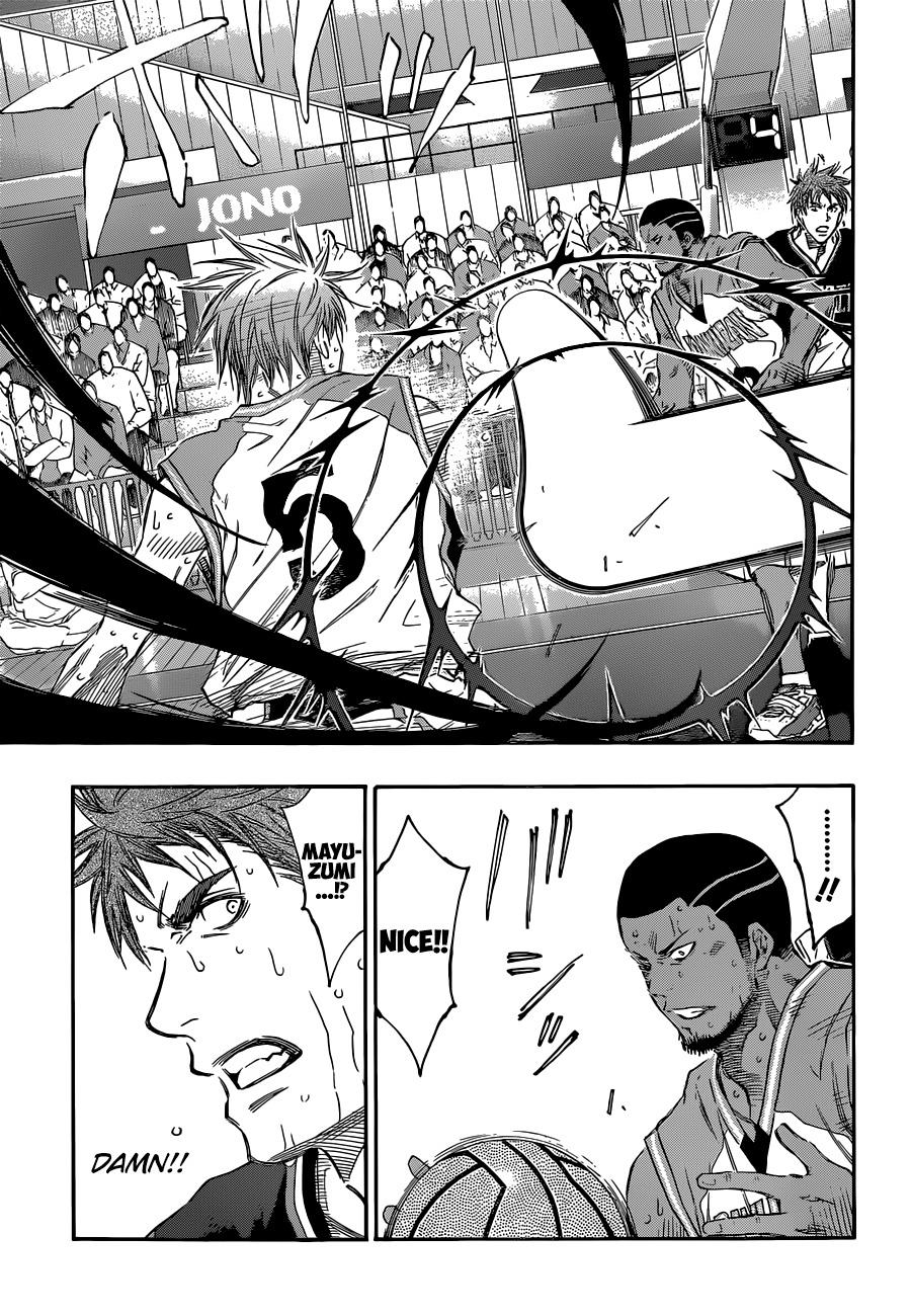 Kuroko no Basket Chapter 250 page 10 - Chapter 250: The Weight Of Determination