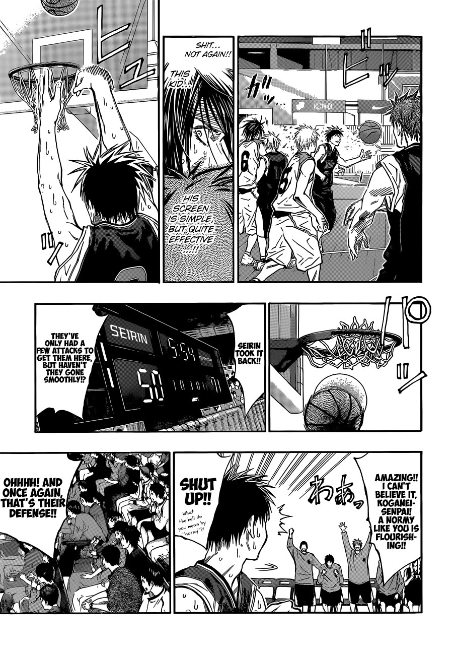 Kuroko no Basket Chapter 250 page 12 - Chapter 250: The Weight Of Determination