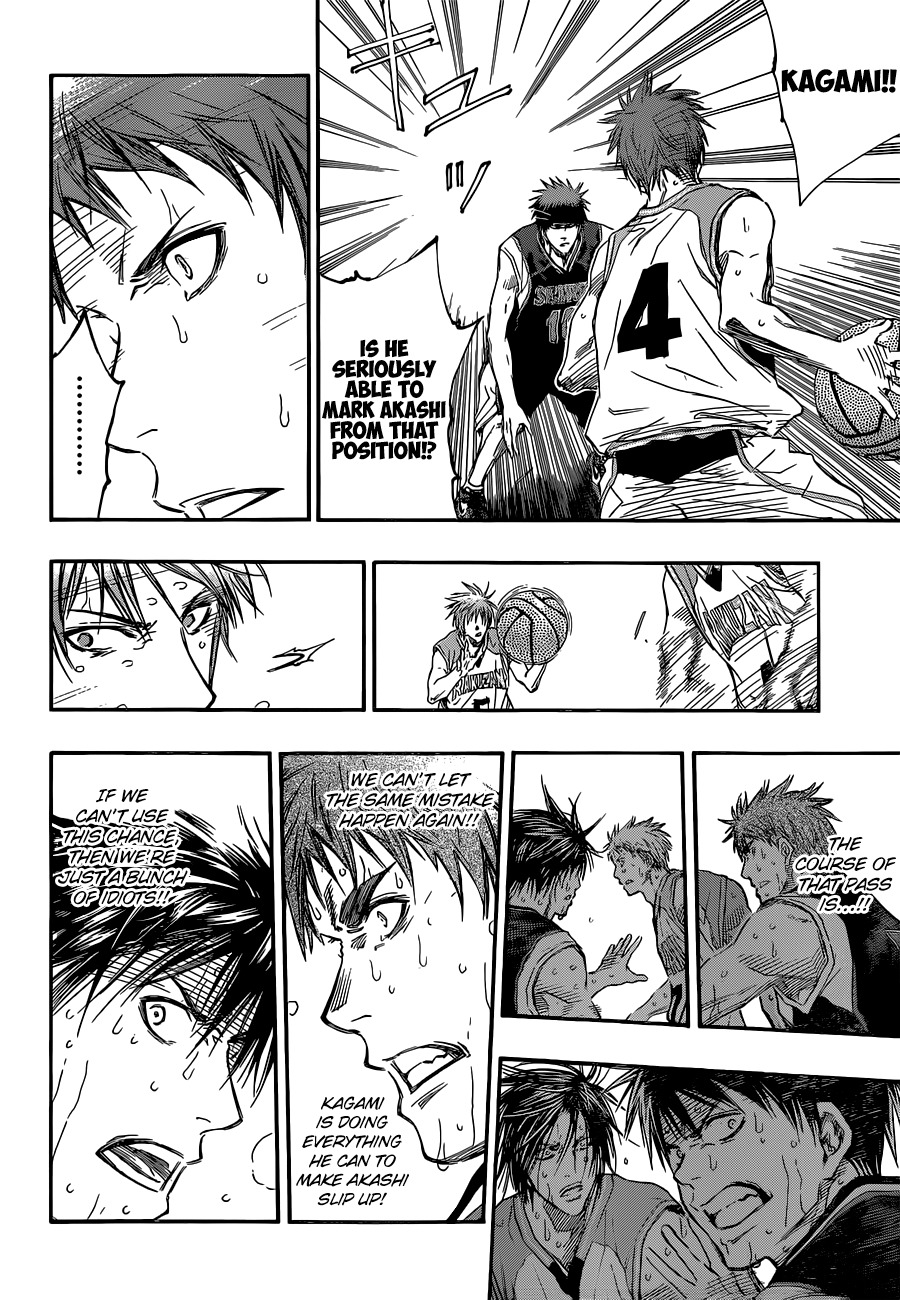 Kuroko no Basket Chapter 250 page 13 - Chapter 250: The Weight Of Determination