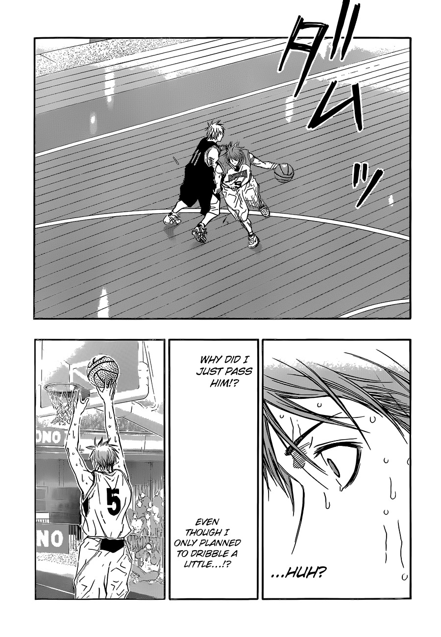Kuroko no Basket Chapter 250 page 16 - Chapter 250: The Weight Of Determination