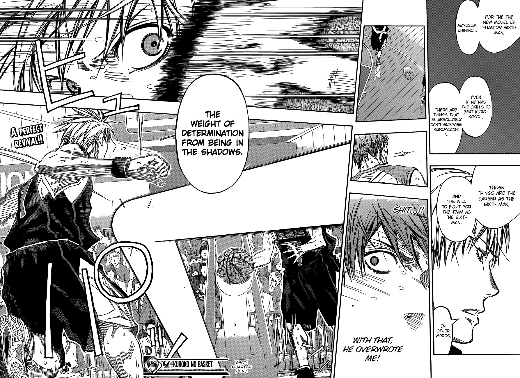 Kuroko no Basket Chapter 250 page 19 - Chapter 250: The Weight Of Determination