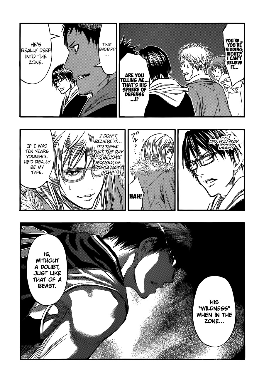 Kuroko no Basket Chapter 250 page 8 - Chapter 250: The Weight Of Determination