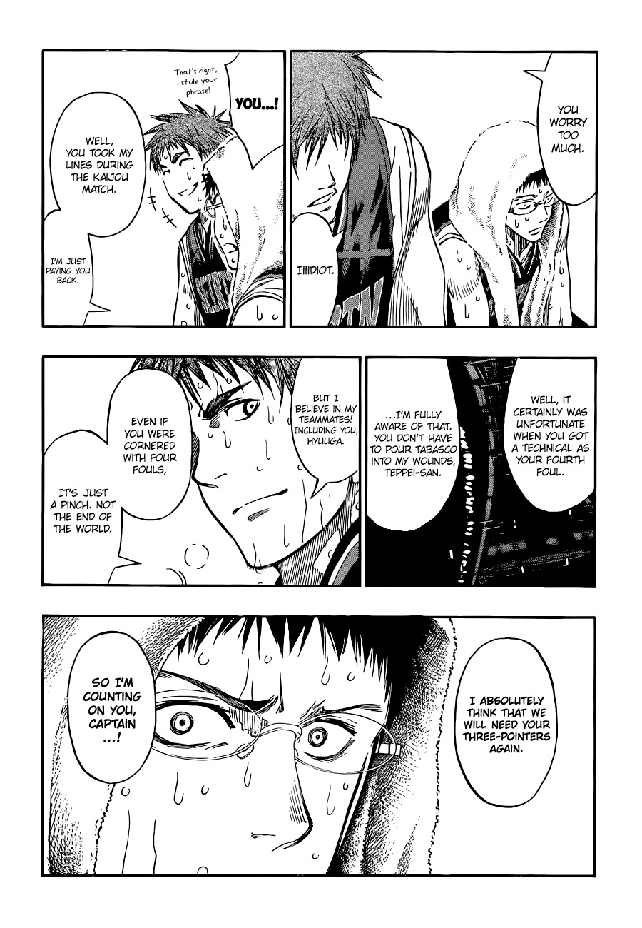 Kuroko no Basket Chapter 251 page 12 - Chapter 251: I Still Have A Use For You