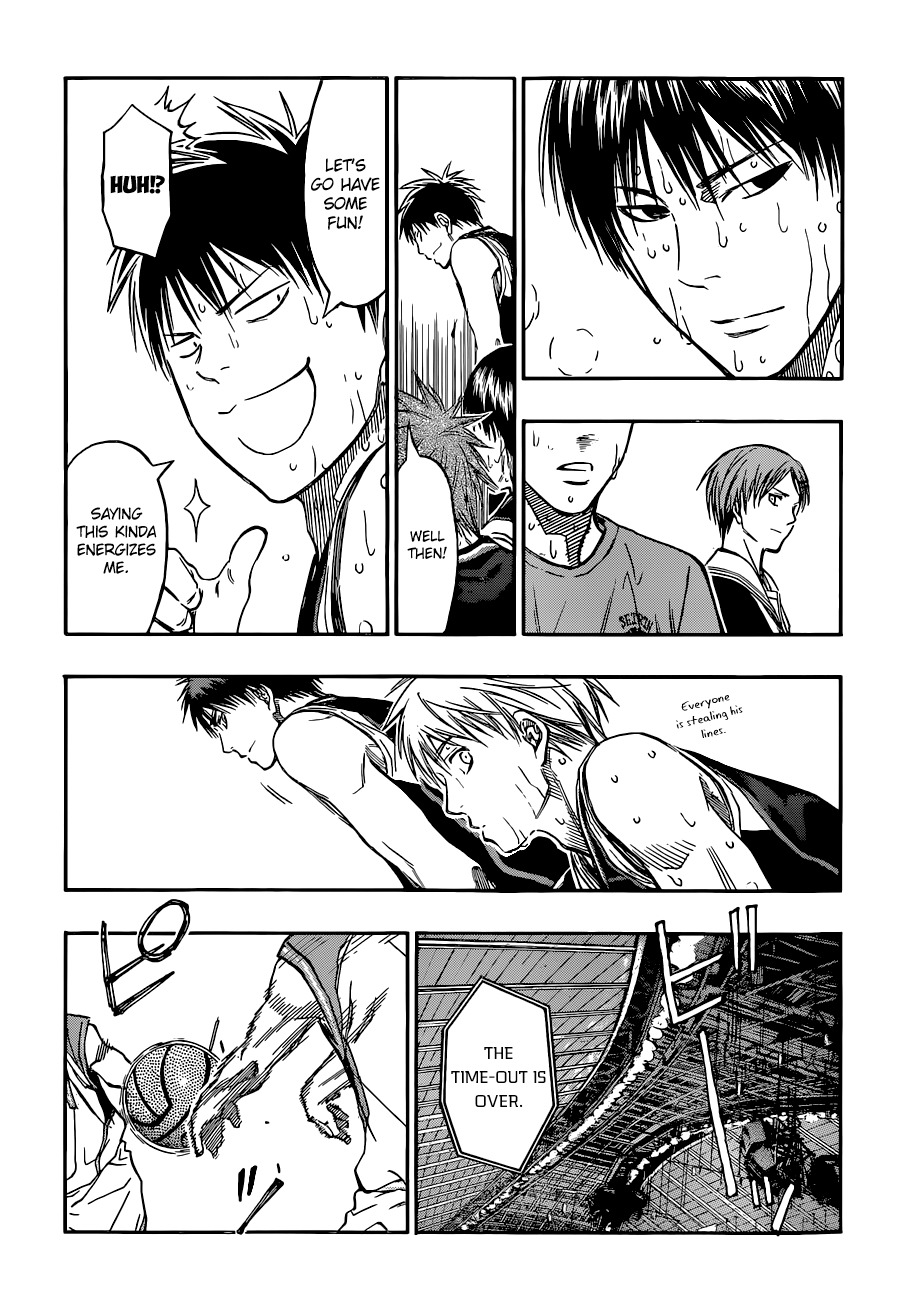 Kuroko no Basket Chapter 251 page 13 - Chapter 251: I Still Have A Use For You