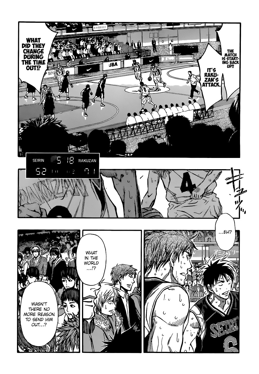 Kuroko no Basket Chapter 251 page 14 - Chapter 251: I Still Have A Use For You
