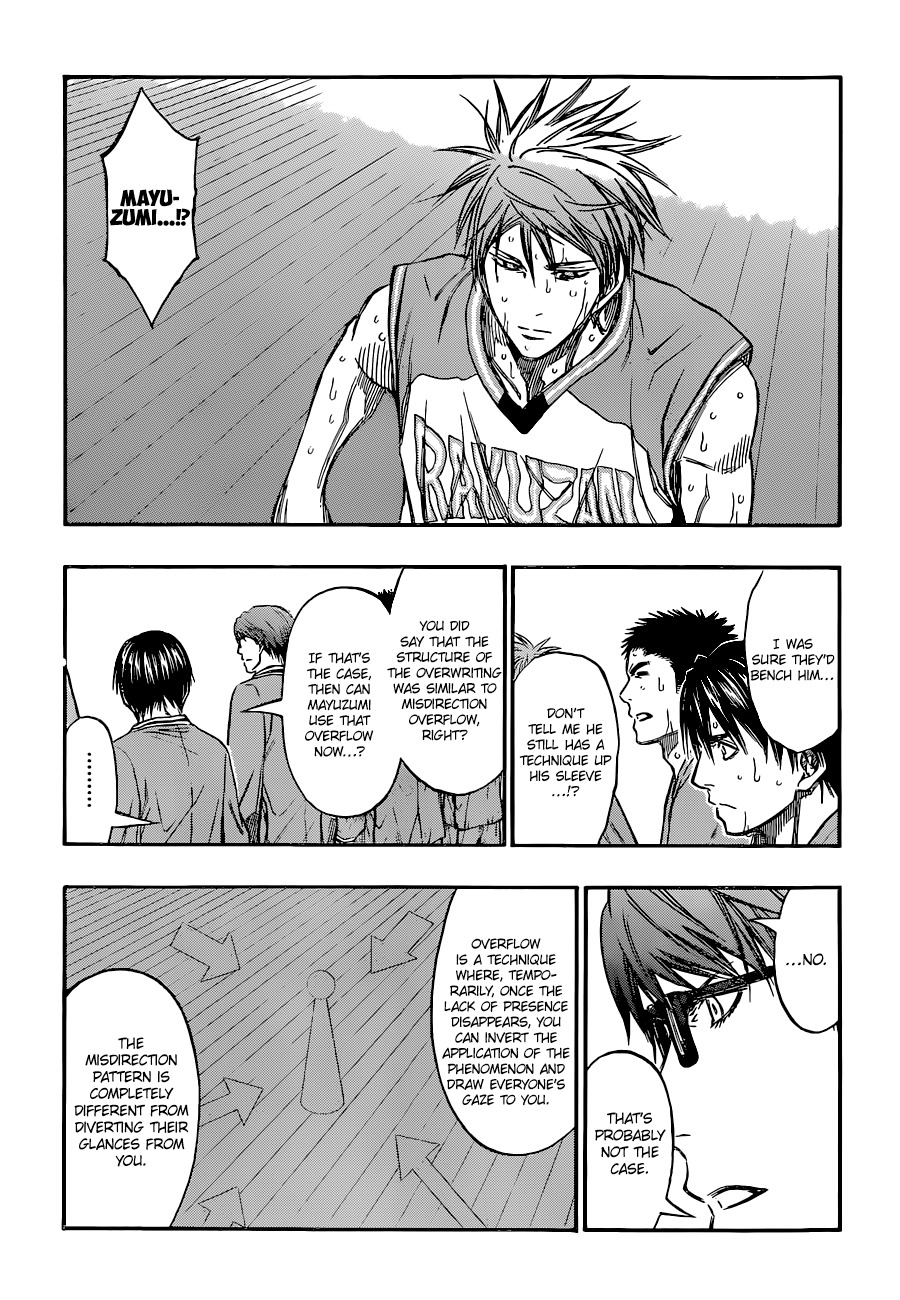 Kuroko no Basket Chapter 251 page 15 - Chapter 251: I Still Have A Use For You