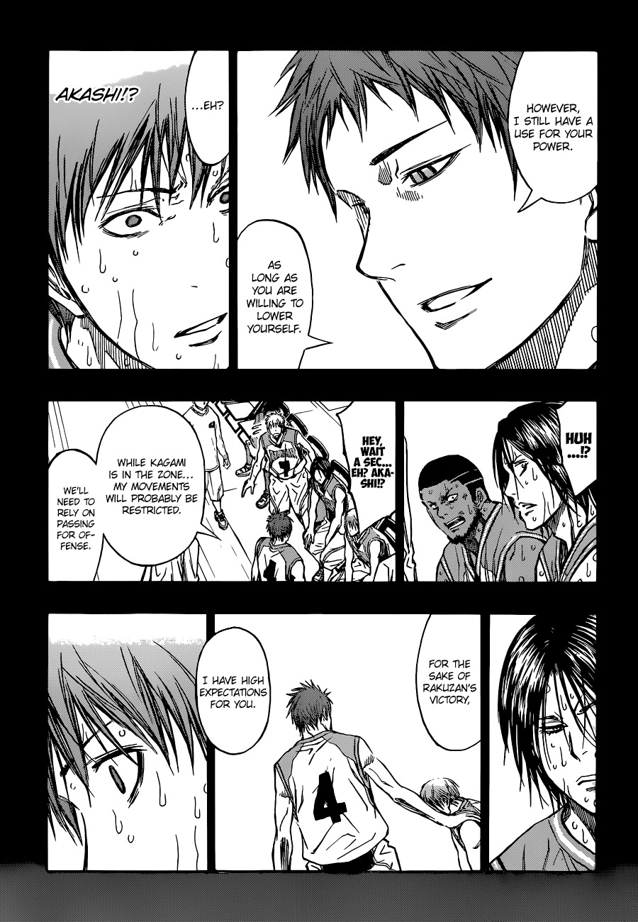 Kuroko no Basket Chapter 251 page 17 - Chapter 251: I Still Have A Use For You