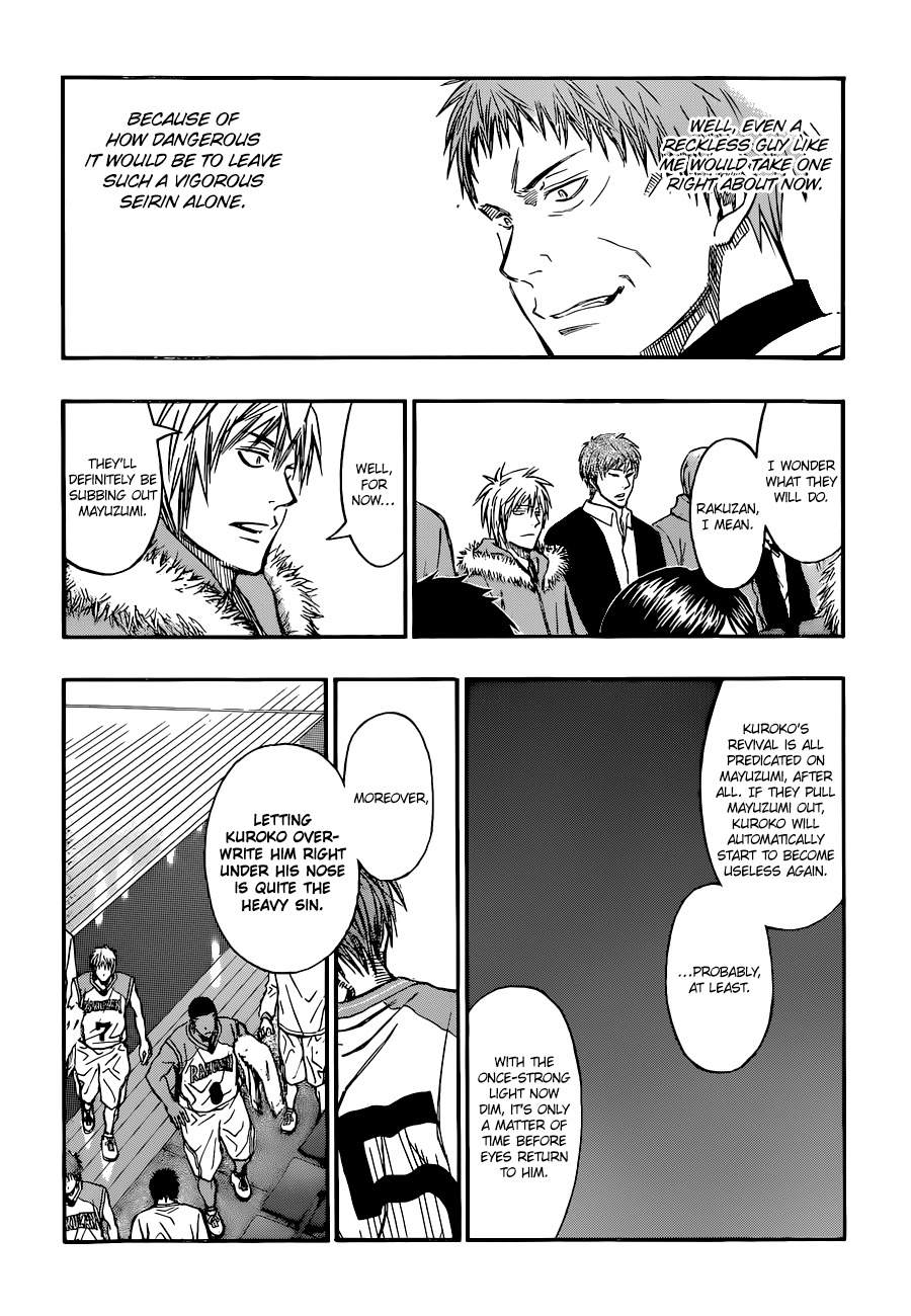 Kuroko no Basket Chapter 251 page 8 - Chapter 251: I Still Have A Use For You