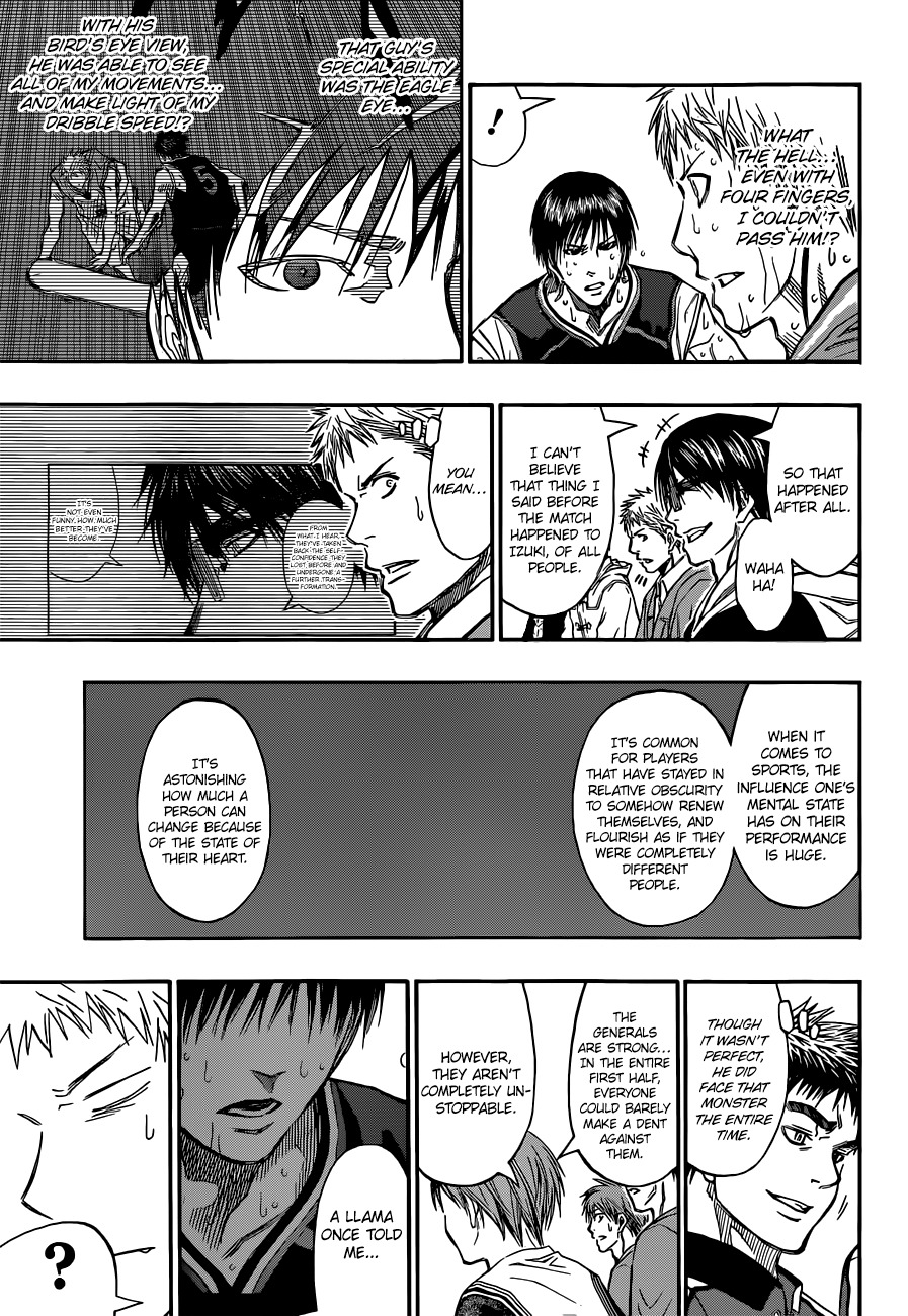Kuroko no Basket Chapter 252 page 18 - Chapter 252: A Llama Once Told Me